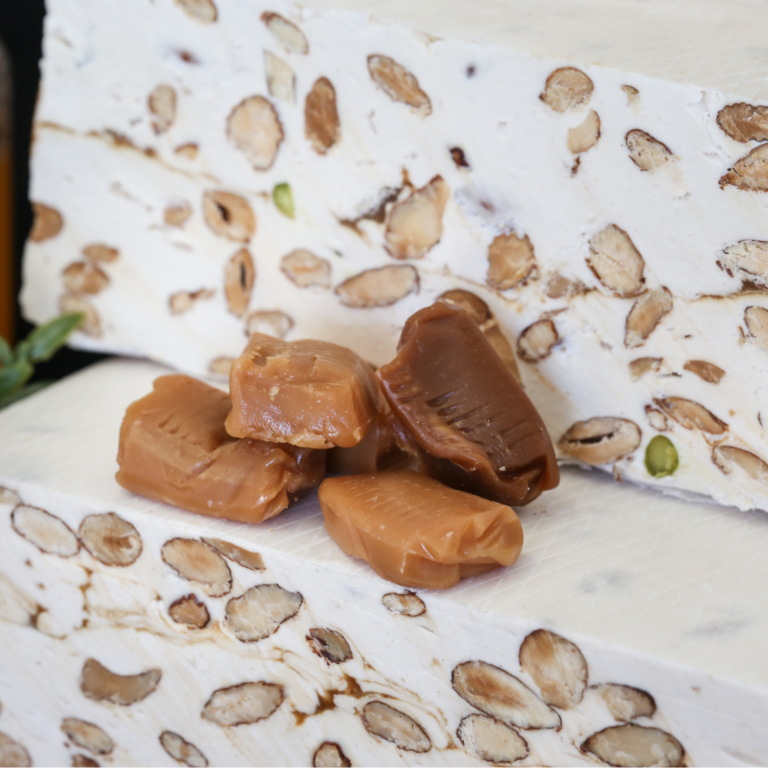 Nougat blanc tendre au Caramel Beurre Salé Laurmar