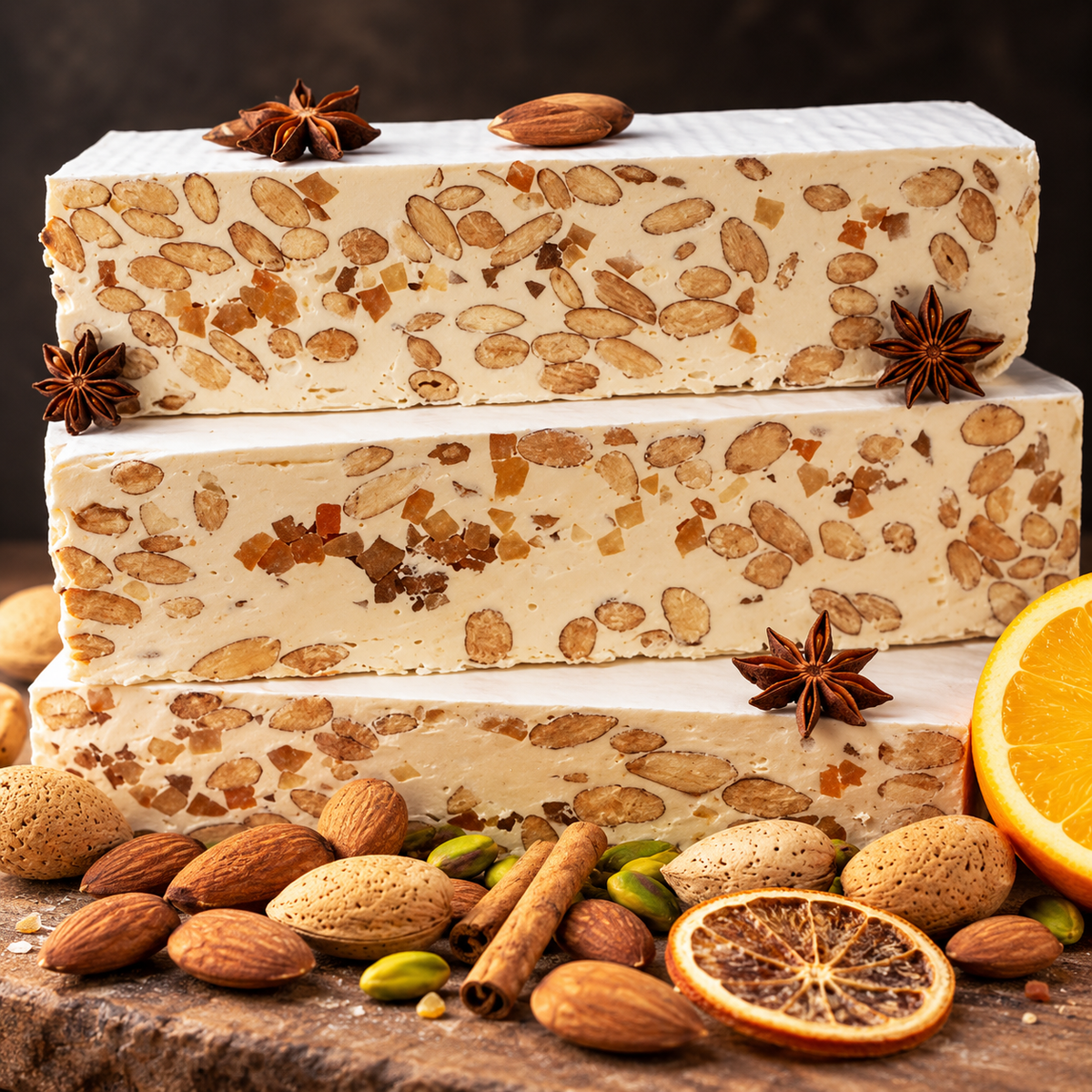 Nougat de Noël aux épices