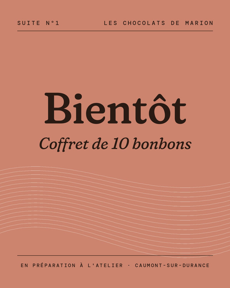 Coffret 10 bonbons de chocolat