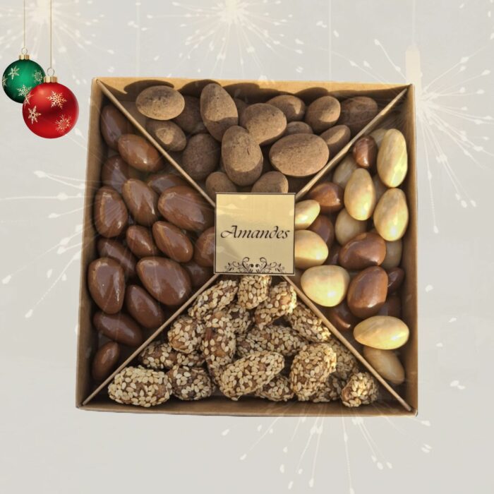 assortiment d'amandes